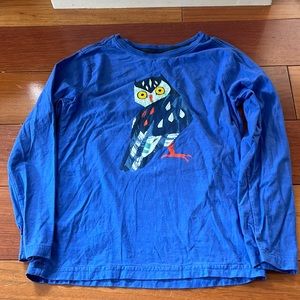 Tea Collection owl shirt size 7